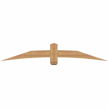 Ekena Millwork Bellingham Timber Gable Bracket, Western Red Cedar, 84"W x 14"H x 5 1/2"D x 5 1/2"F, 4/12 Pitch GBW084X14X0606BEL00SWR